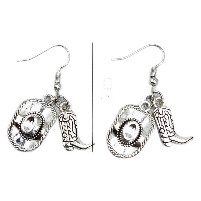 Wholesale Cowboy creative retro western style earrings