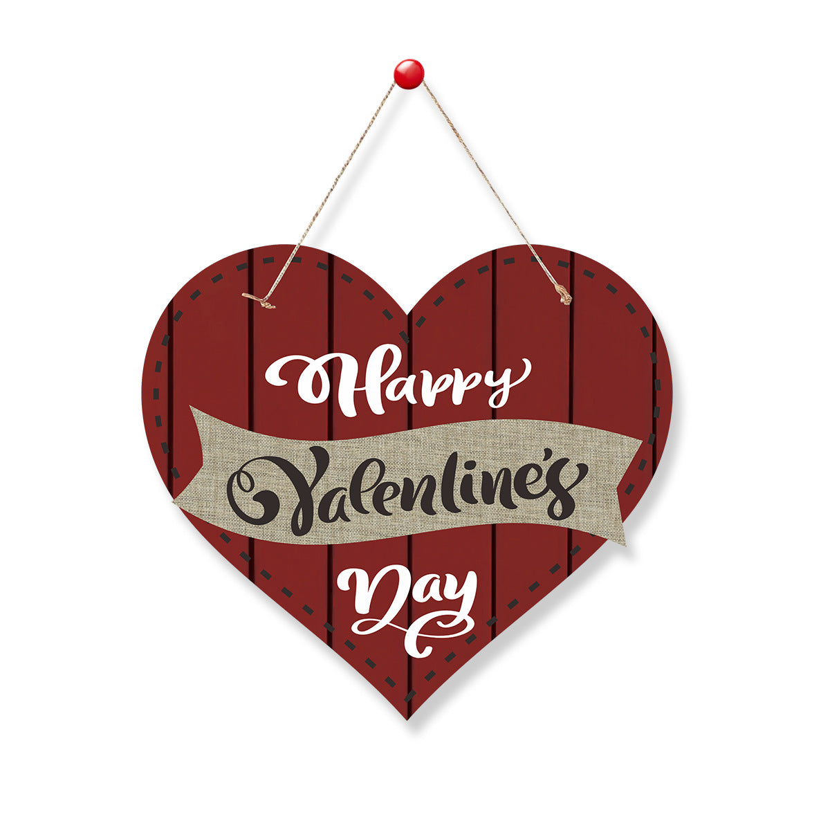 Wholesale of Paper Valentine's Day Party Decorations, Love Signs, Happy Valentine's Day House Signs