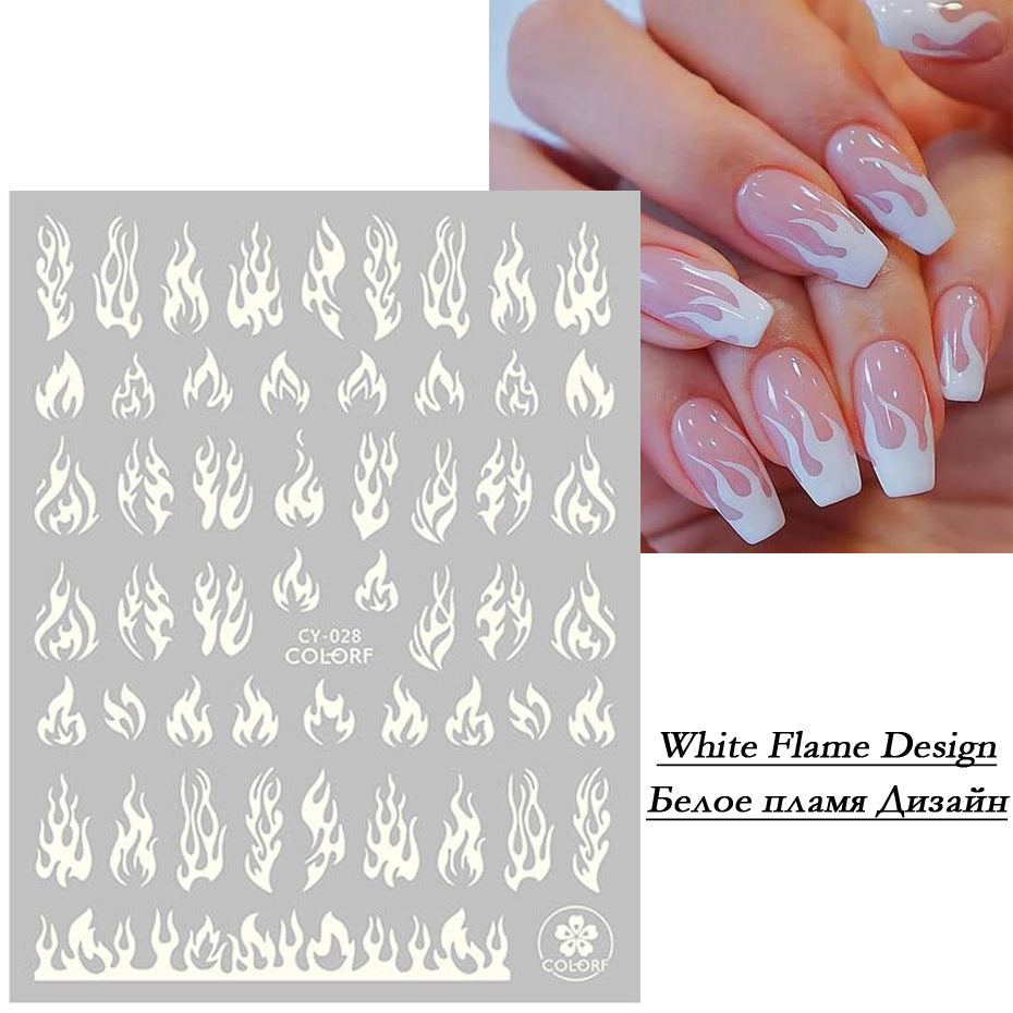Wholesale 3pcs Luminous nail stickers