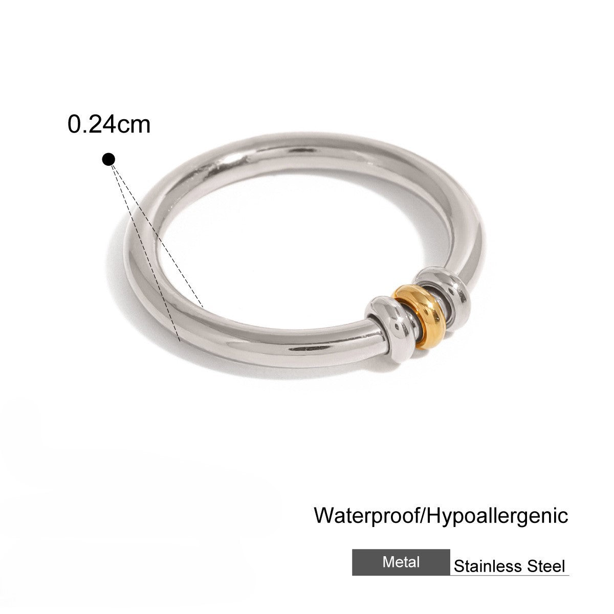 Wholesale Titanium Steel  Plain Ring