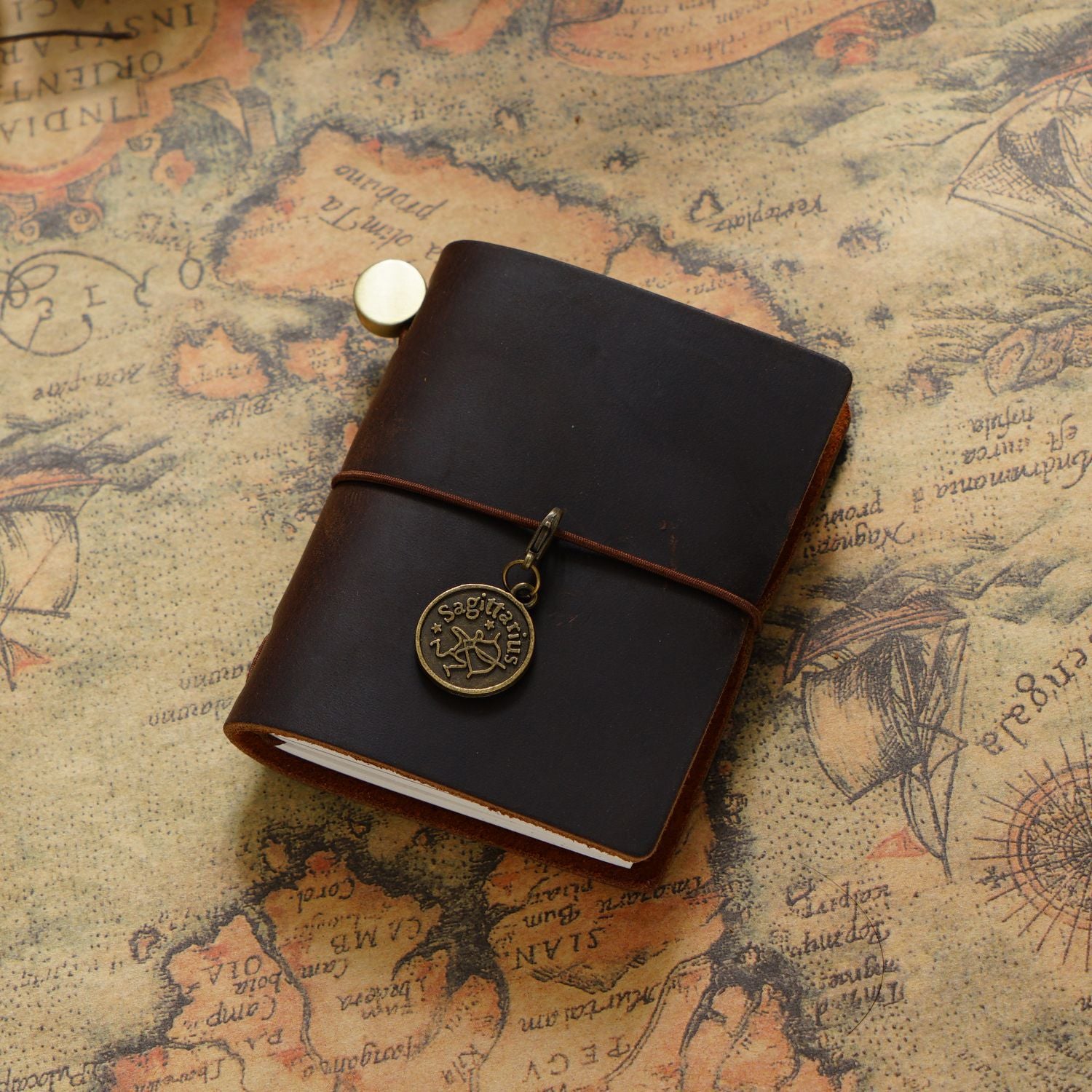 Wholesale Mini cute portable account book handmade leather notebook