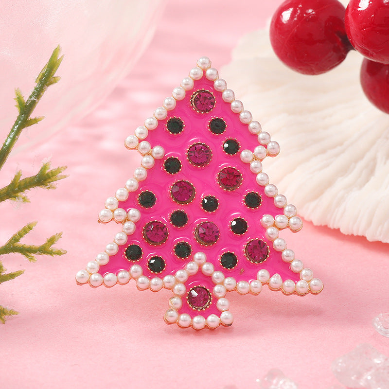 Wholesale Christmas Tree Magic Witch Gold Plated Diamond Ring