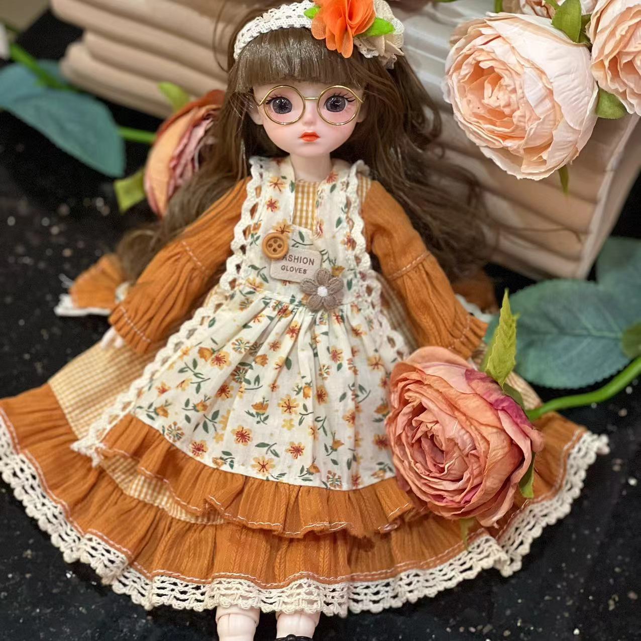 Wholesale 30cm doll 6 points BJD doll suit