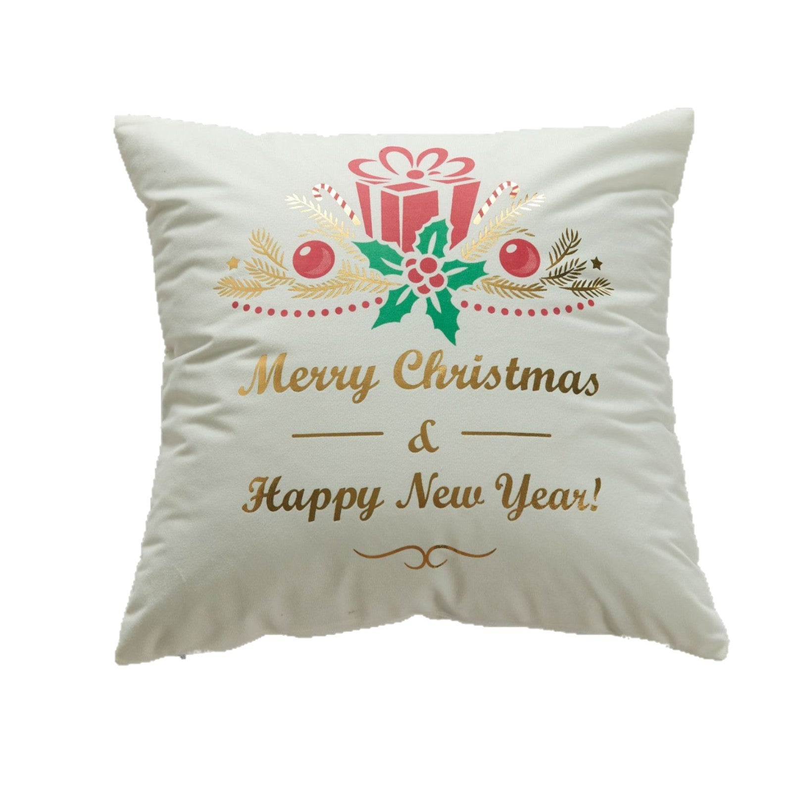 Wholesale Christmas atmosphere gold-stamping festive pillowcase