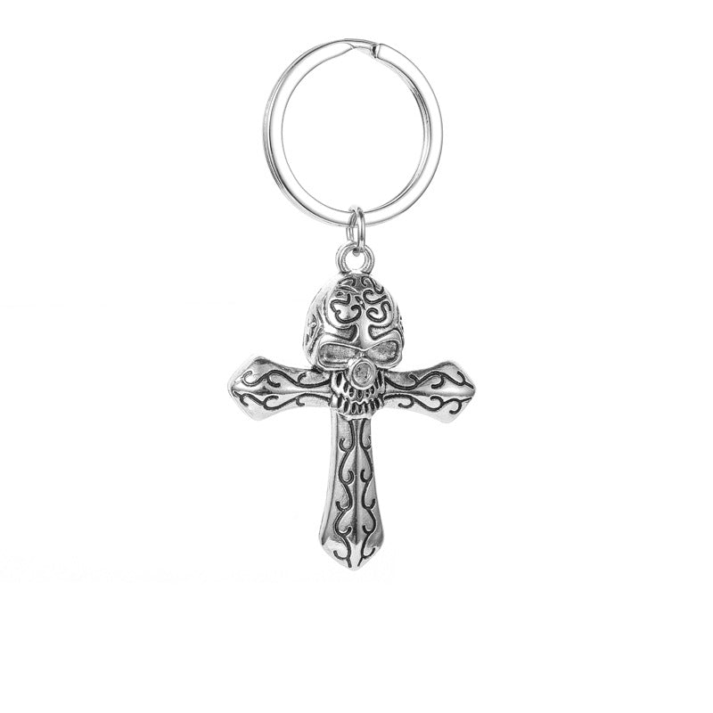 Wholesale Skull Cross Keychain