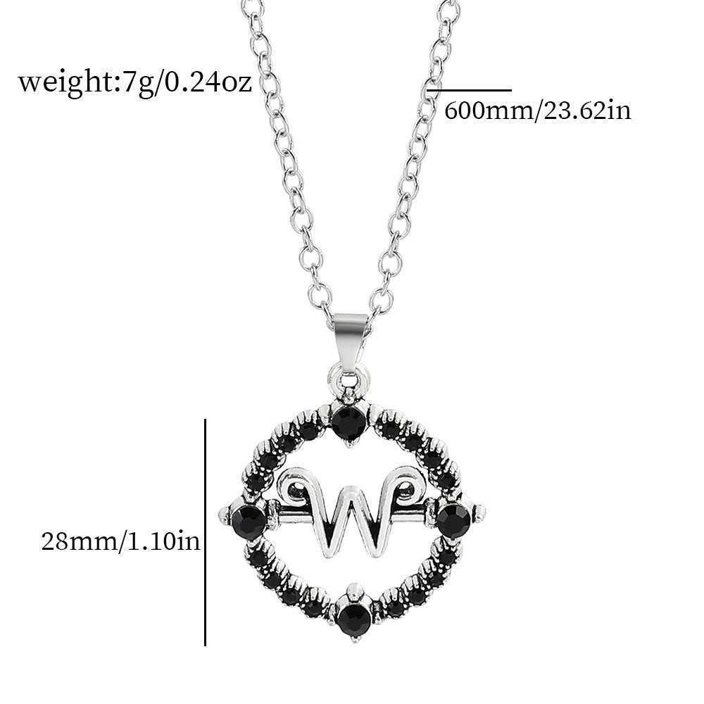 Wholesale 4PCS Black Wednesday Alloy Bracelet