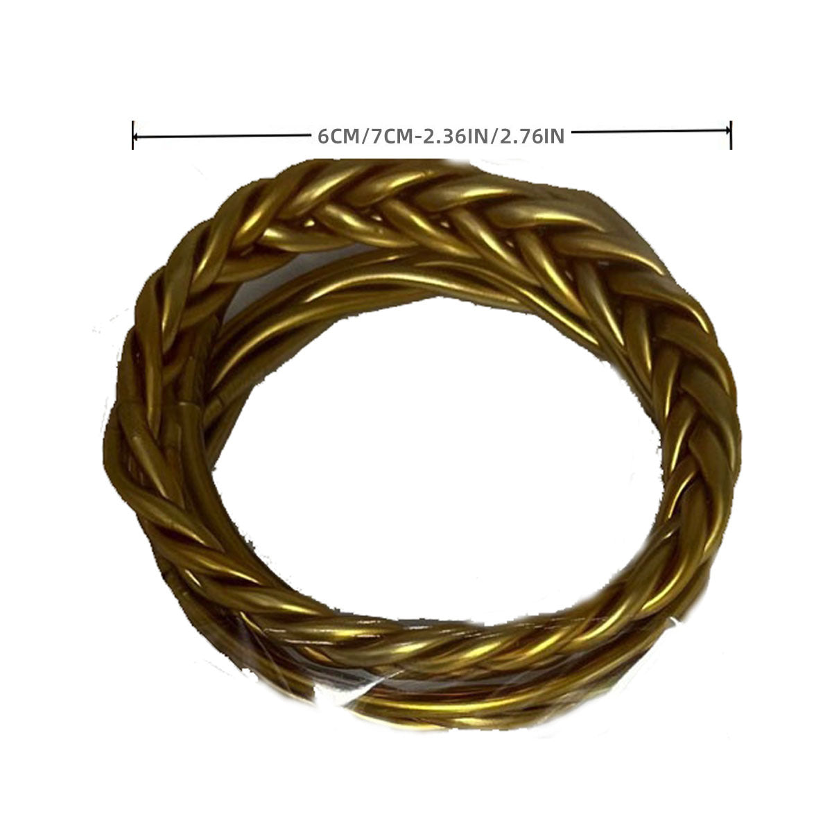 Wholesale 6-strand braided bracelet silicone tube leopard leather bracelet