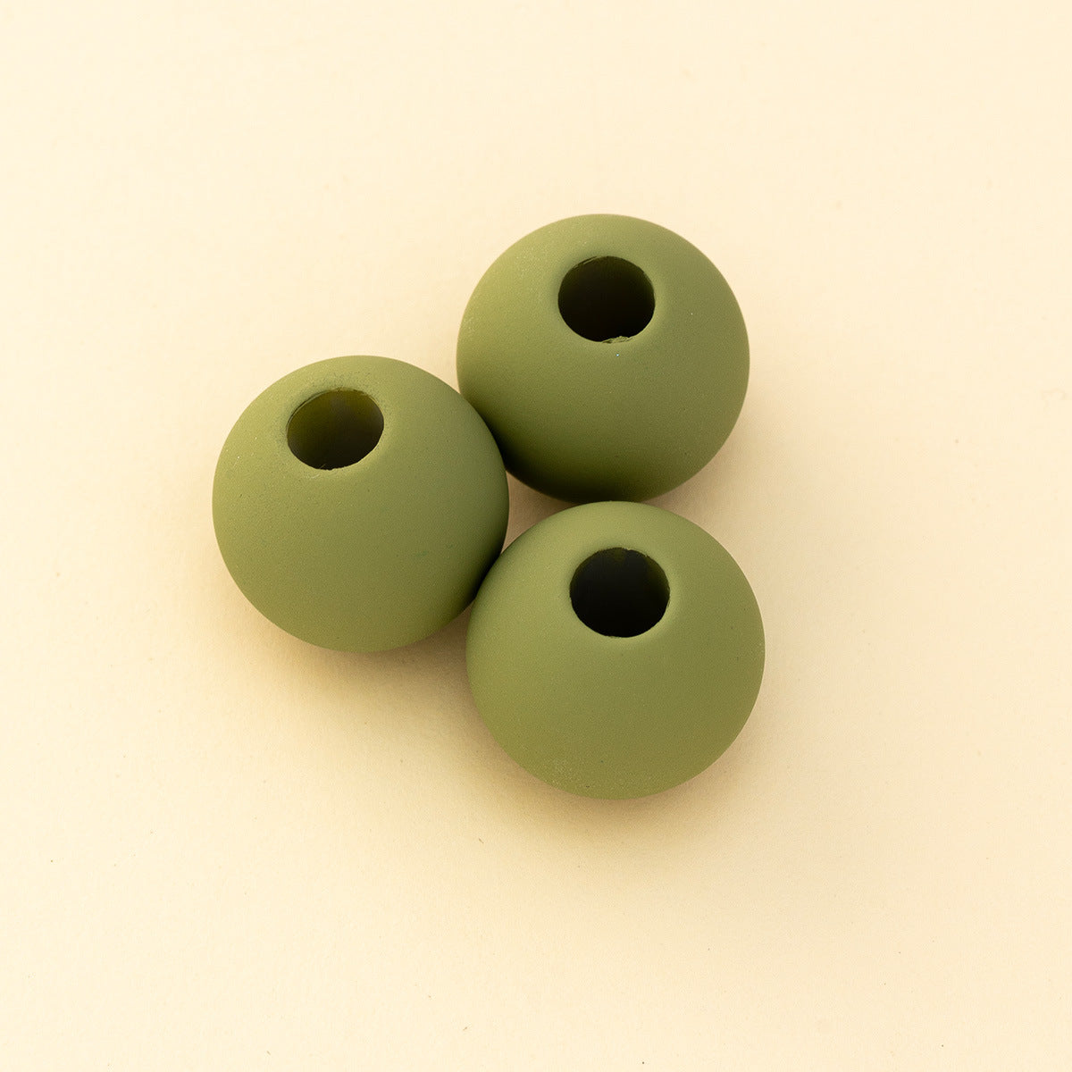 Wholesale 100pcs/pack ABS Matte Round String Beads