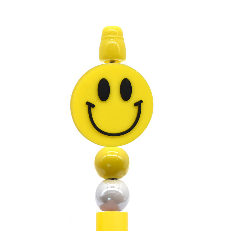 Wholesale Random 100pcs/pack Flower expression pattern bead   Focal Beads