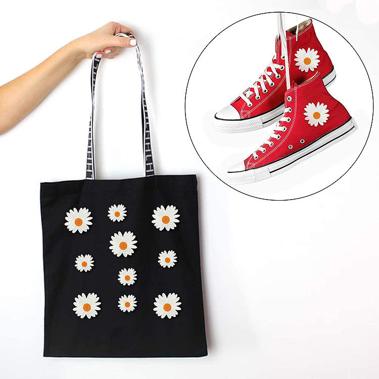 Wholesale Fresh Flower Embroidery Patch Decorative Iron On Sew On For Clothing Bags Craft Supply