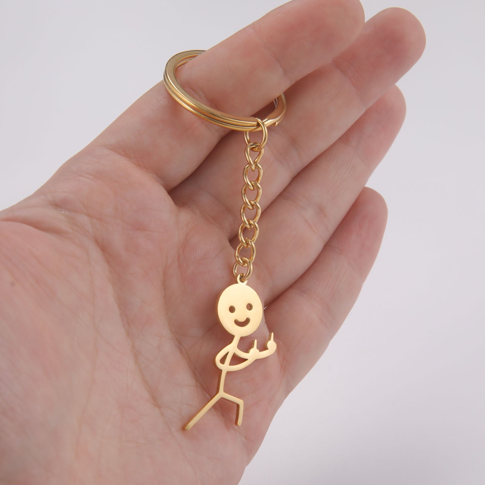 Keyquanes de persona pequeña de acero inoxidable al por mayor