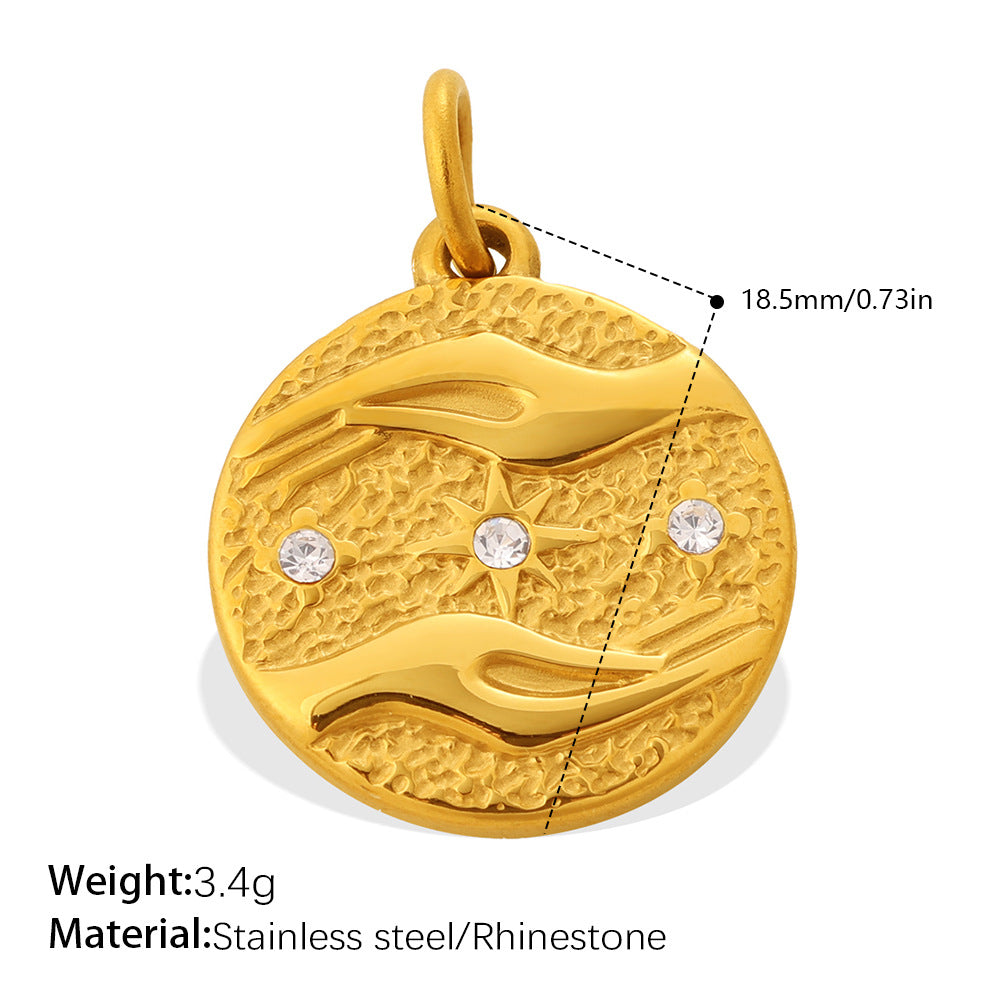 Wholesale Sun,  Moon,  Stars,  Sun,  Heart Bracelet Necklace Pendant Stainless Steel