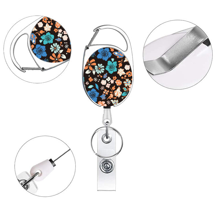 Wholesale Flower Zinc Alloy Keychain