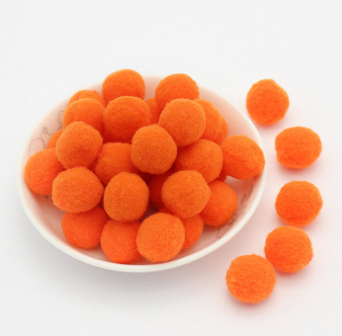 Wholesale 10MM diy handmade materials headdress accessories high elastic wool ball colorful wool ball NO HOLE