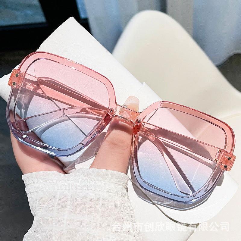 Wholesale Rice Nail Large Frame PC Sunglasses
