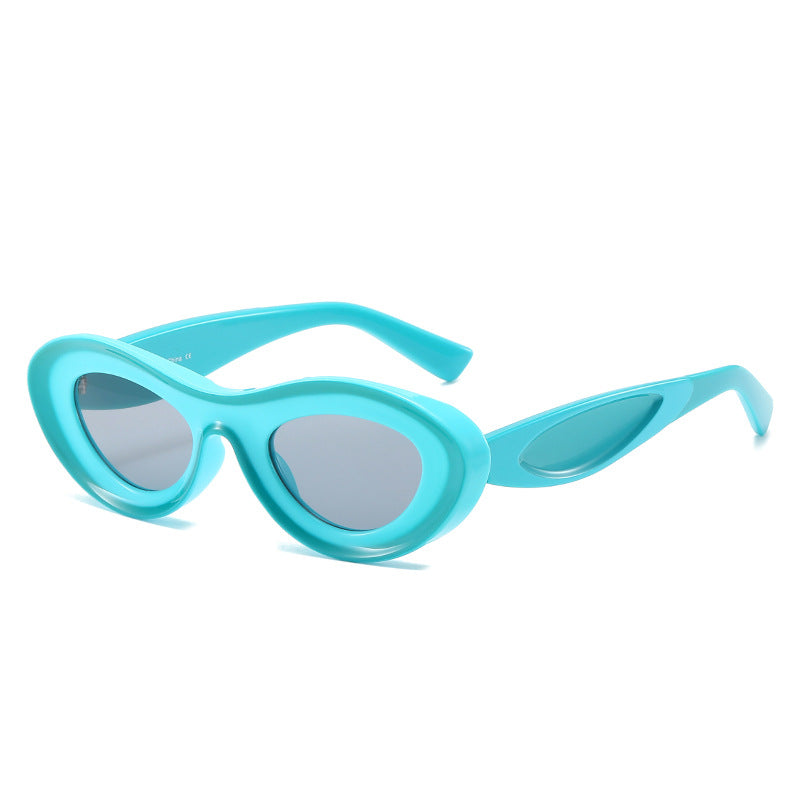 Wholesale PC Small Frame Contrasting Sunglasses