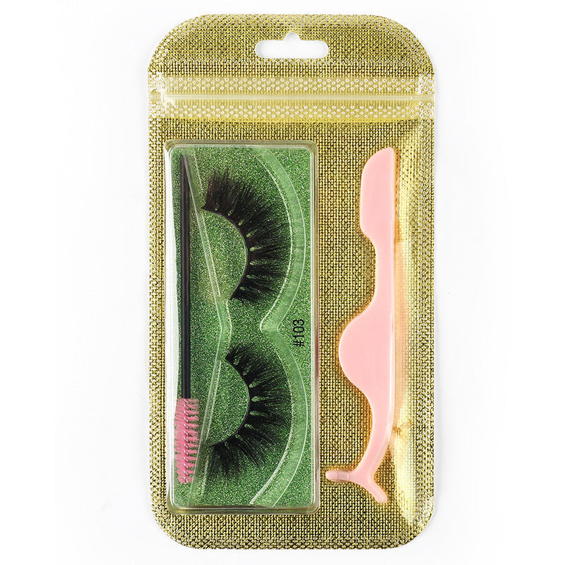 Wholesale 3D false eyelashes natural thick