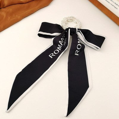 Wholesale Pearl Scarves Summer Thin Hair Scrunchies