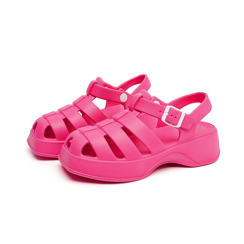 Wholesale Thick Sole Heightening Fashion Versatile Sandals