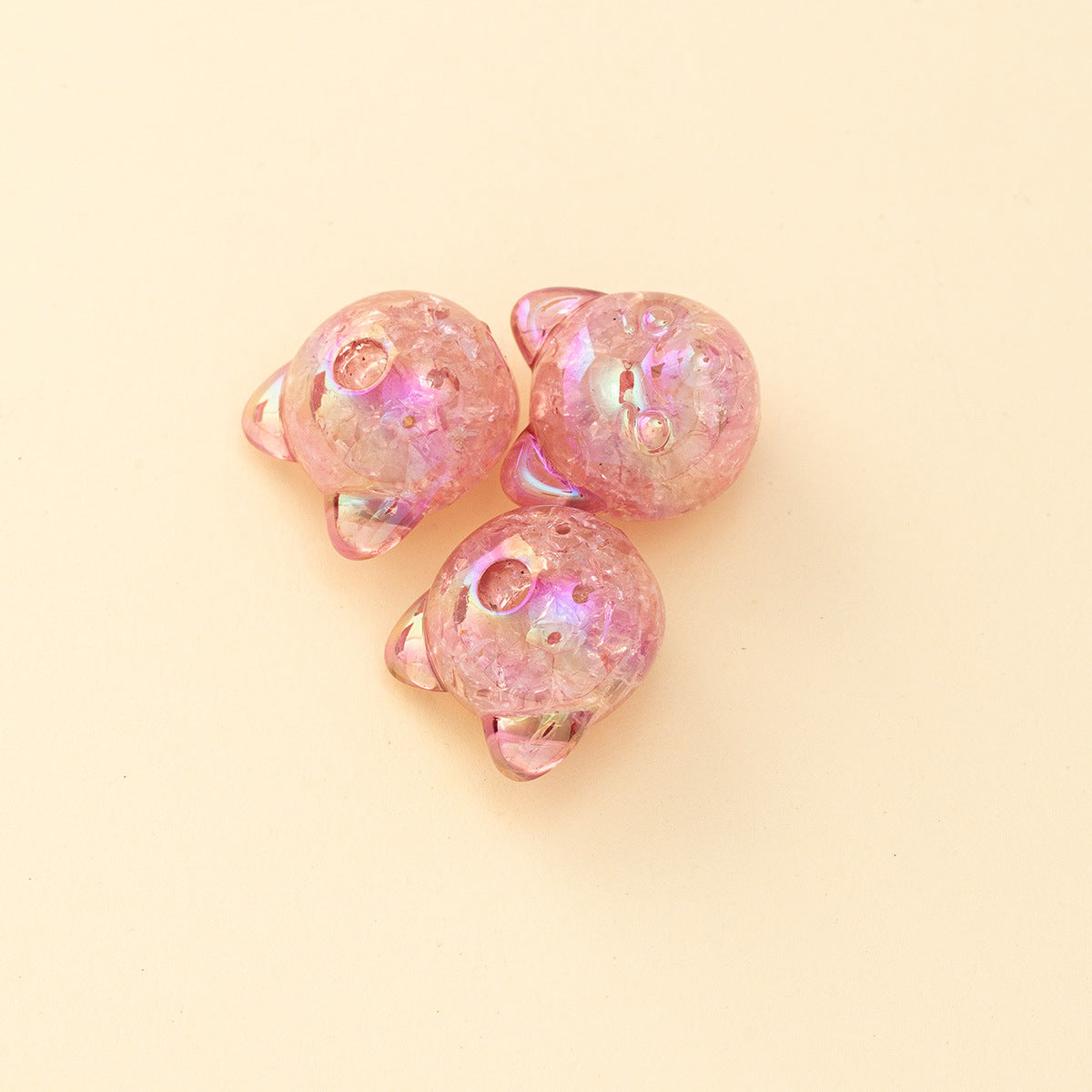 Wholesale 200pcs ABS Cartoon Bear Beads