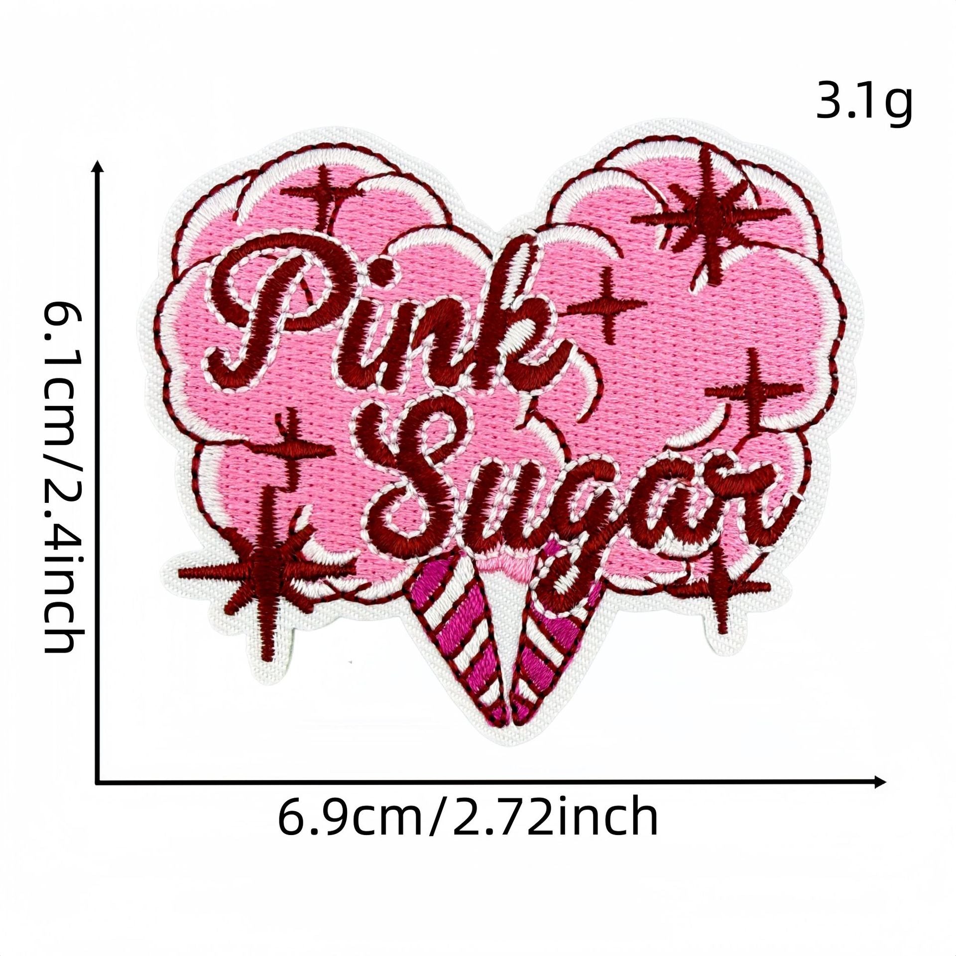 Wholesale Y2K Black Pink Urban Cool Embroidered Patch Set 27Pcs Skull Heart Butterfly DIY Decorative Patches For Clothes Bags Fashion Accessory Gift Resale