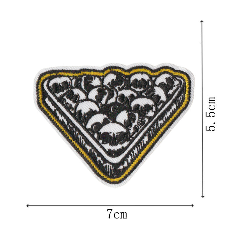 Wholesale Cartoon Denim Embroidered Patch Set Of 16 Iron On et Decor Craft Supply