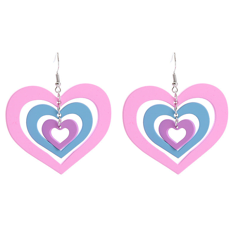 Wholesale Valentine's Day Love Acrylic Earrings