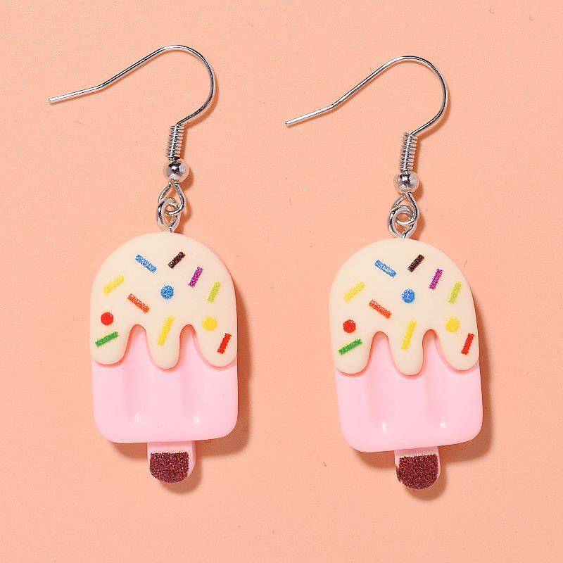Wholesale Cartoon Cute Creative Simulation Popsicle Color Earrings