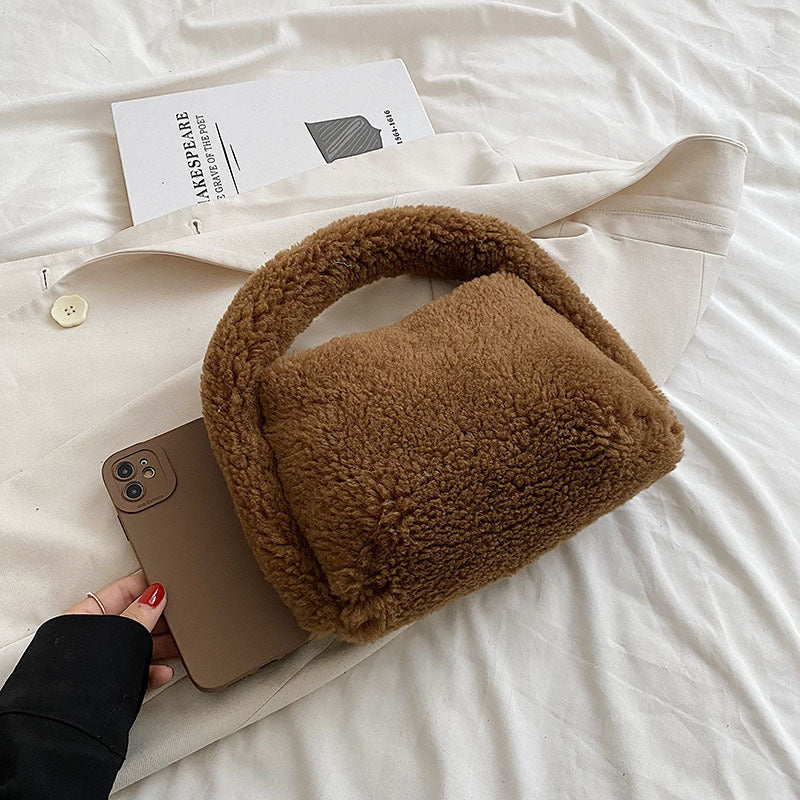 Wholesale 2023 Autumn and Winter Portable Plush Bags