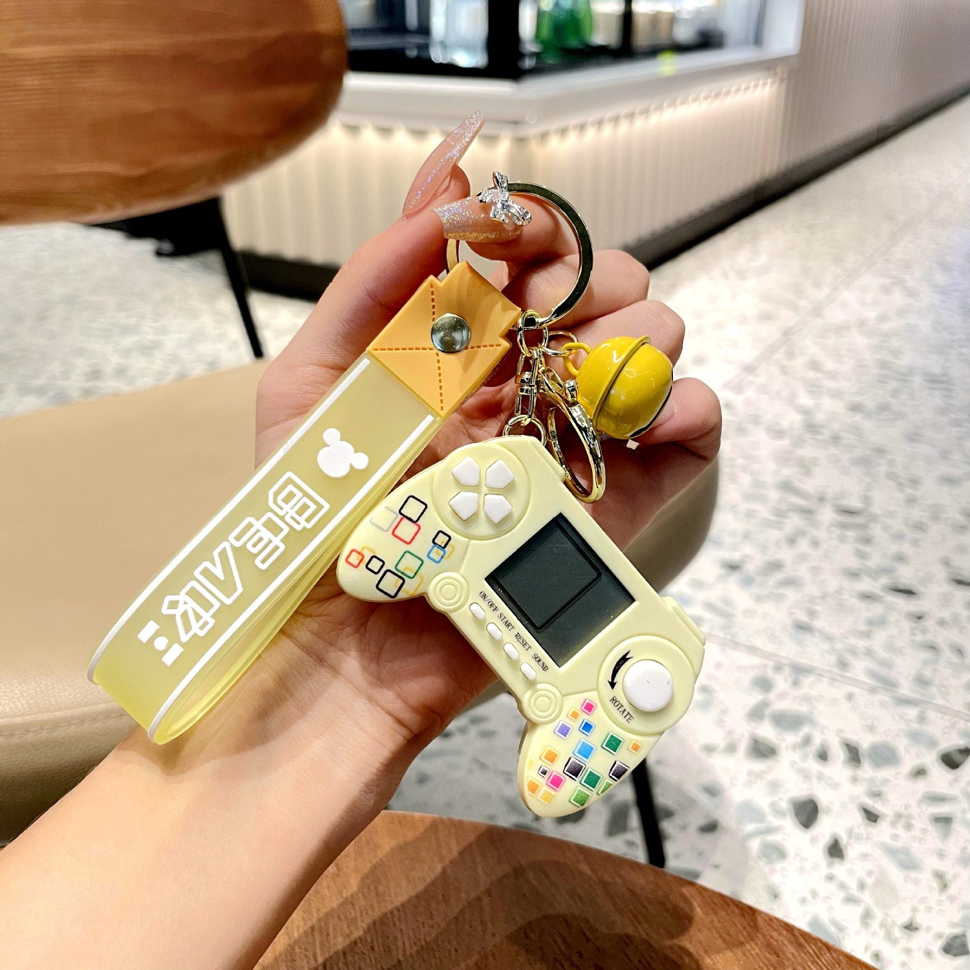 Llavero de consola de juegos de Mini Many Mini Handle de PVC