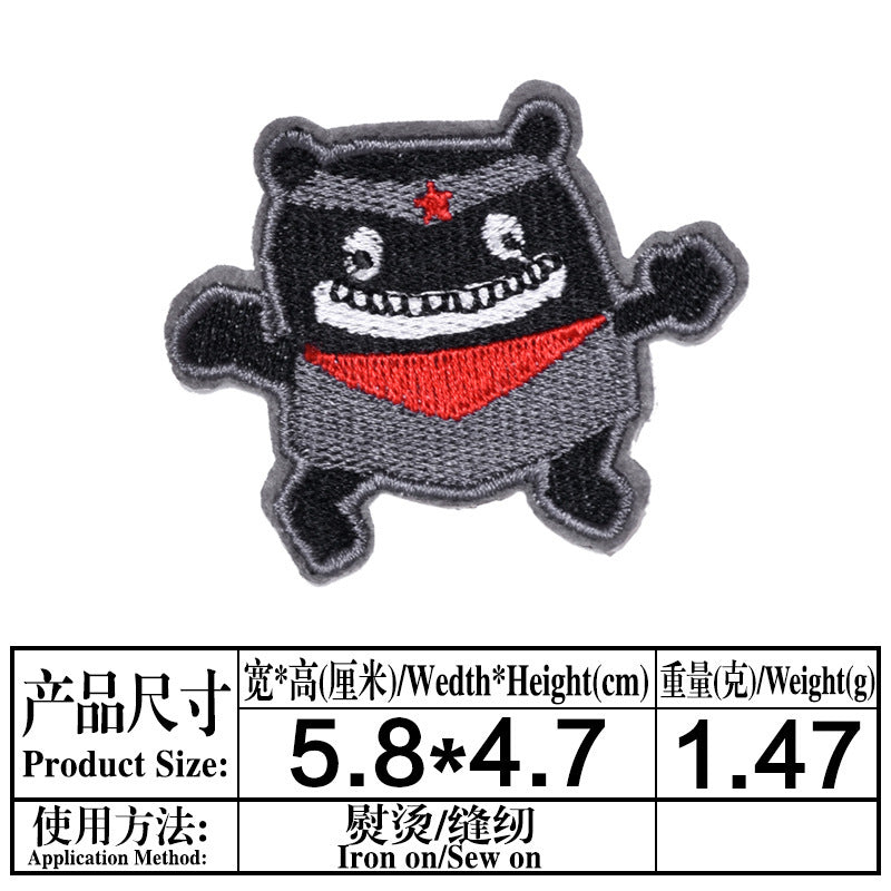 Wholesale Chic Embroidered Cloth Patches For Clothing Repair Decorative Applique Badges DIY Sewing Craft Supply Gift