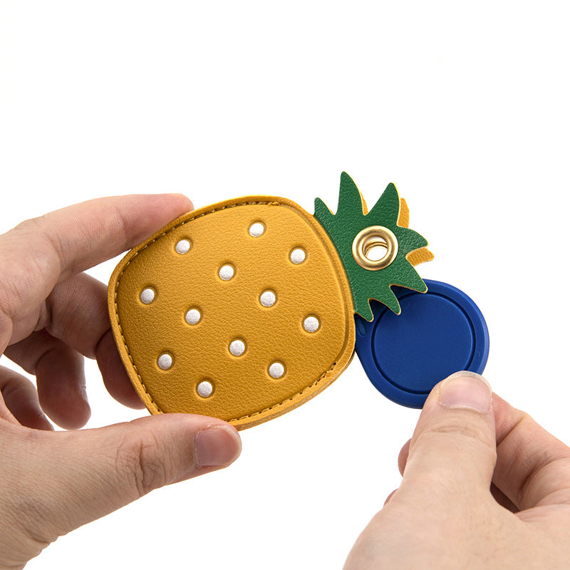 Wholesale Access Control Card Leather Case Keychain