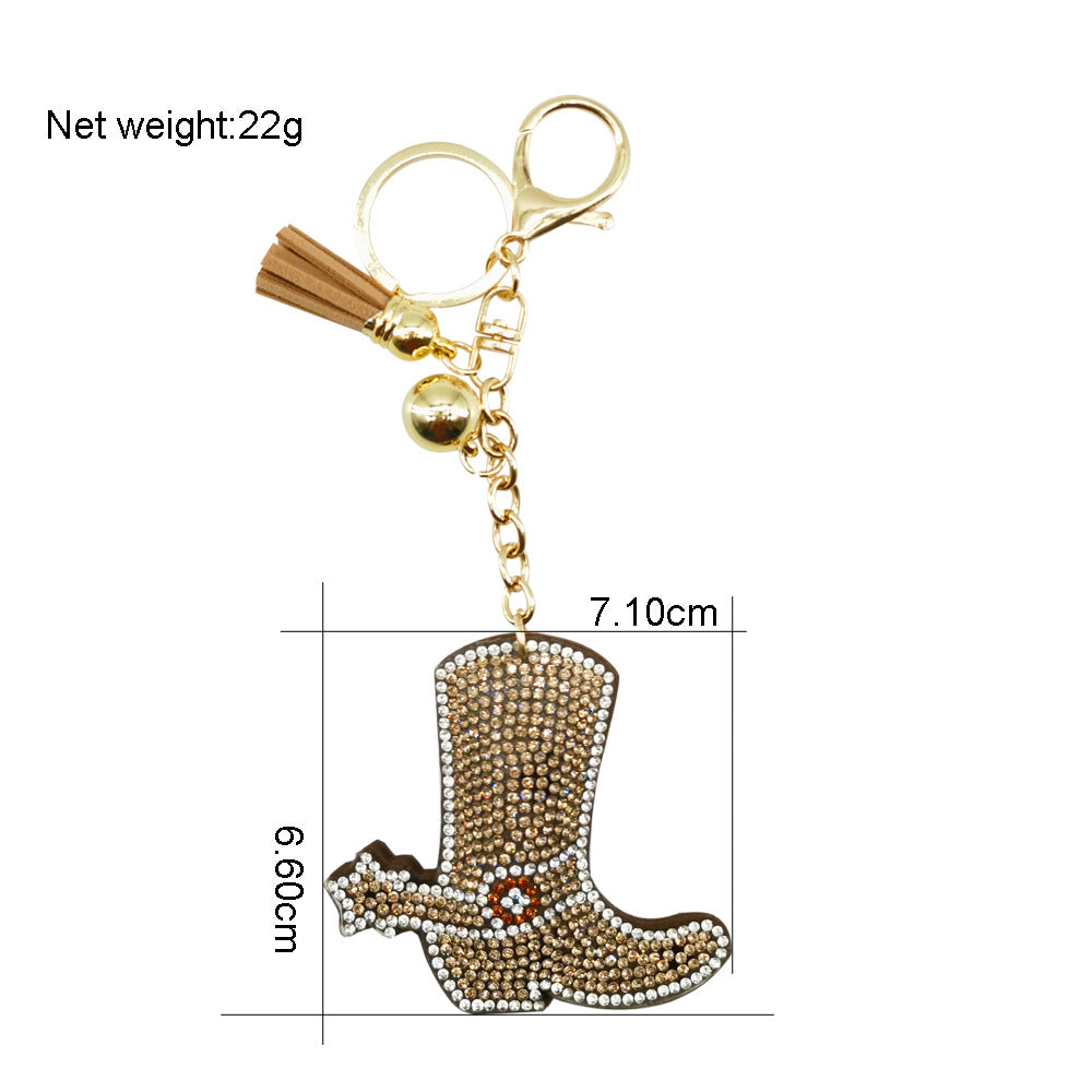 Wholesale 5pcs Diamond studded boot key