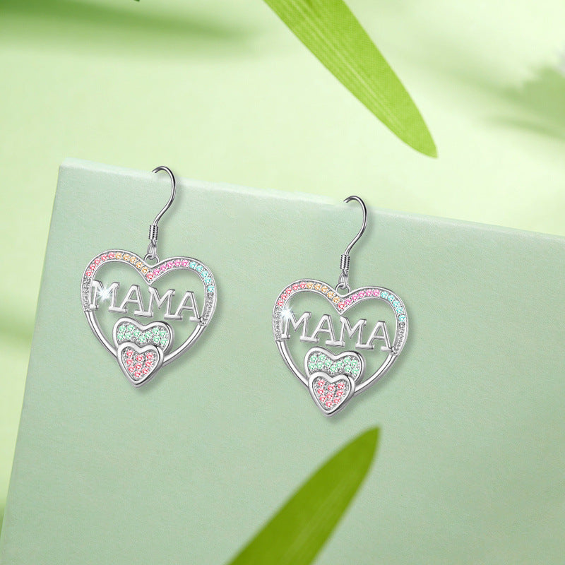 Wholesale Mother' s Day Gift Earrings Exquisite Shiny All-match Luxury Earrings