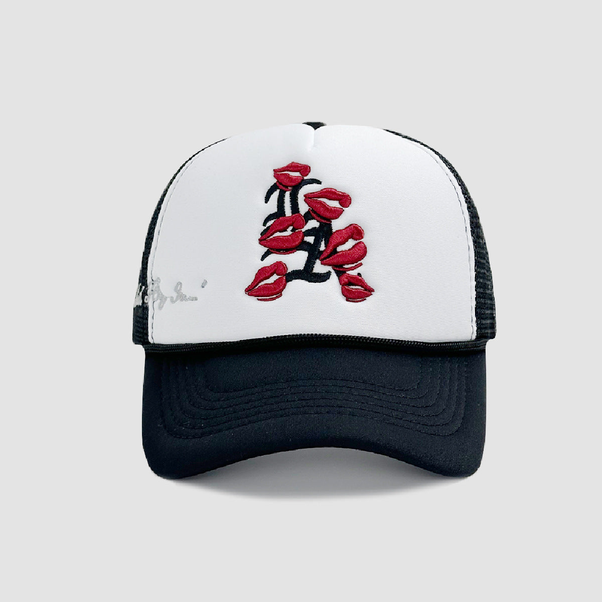 Wholesale  Trendy Brand Tooling Hip-hop Hat Letter Embroidery  GASSERVICE Truck Driver Street Retro Mesh Hat