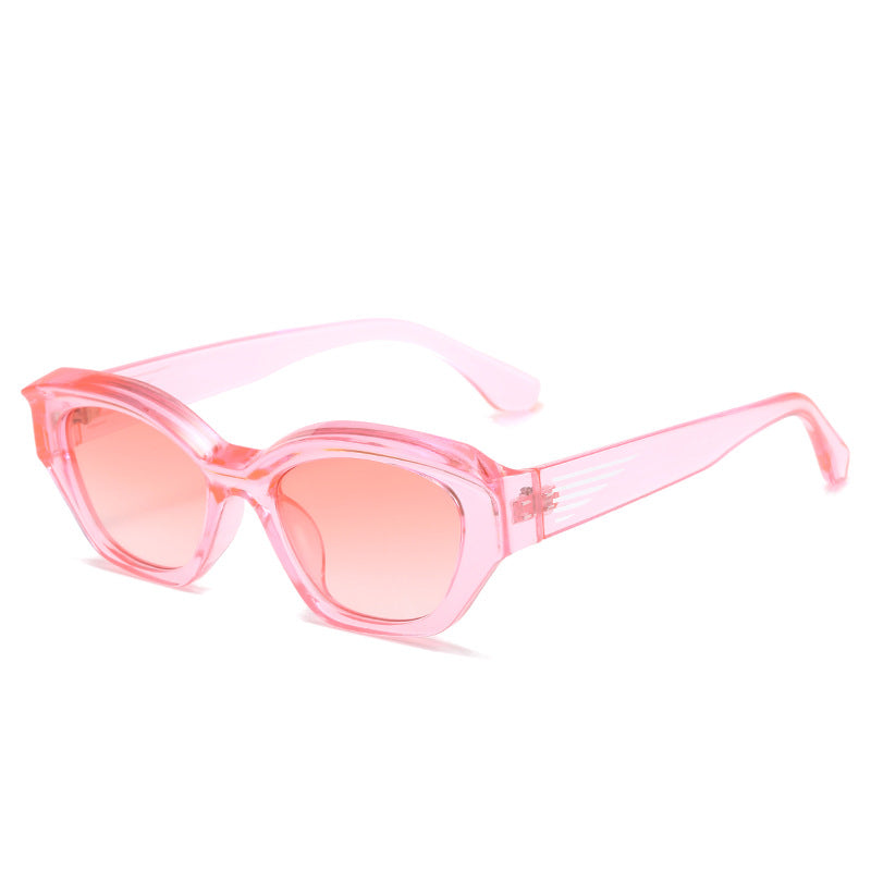 Wholesale Irregular Hip Hop Line Women's PC Sunglasses