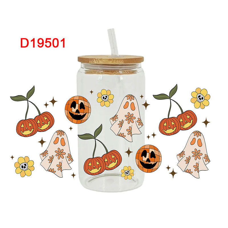 Wholesale UV Transfer Paste Glass Crystal Label Crystal Paste 16OZ UV DTF WRAPS 23cmX11cm