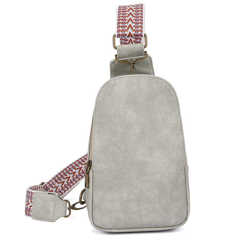 Wholesale Western Style Crossbody Chest Bag Vintage Print Waist Bag