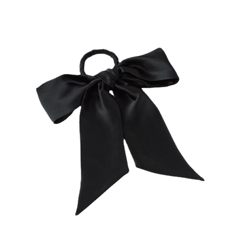 Wholesale hair rope hair accessories bow silk hair ring Hair Scrunchies