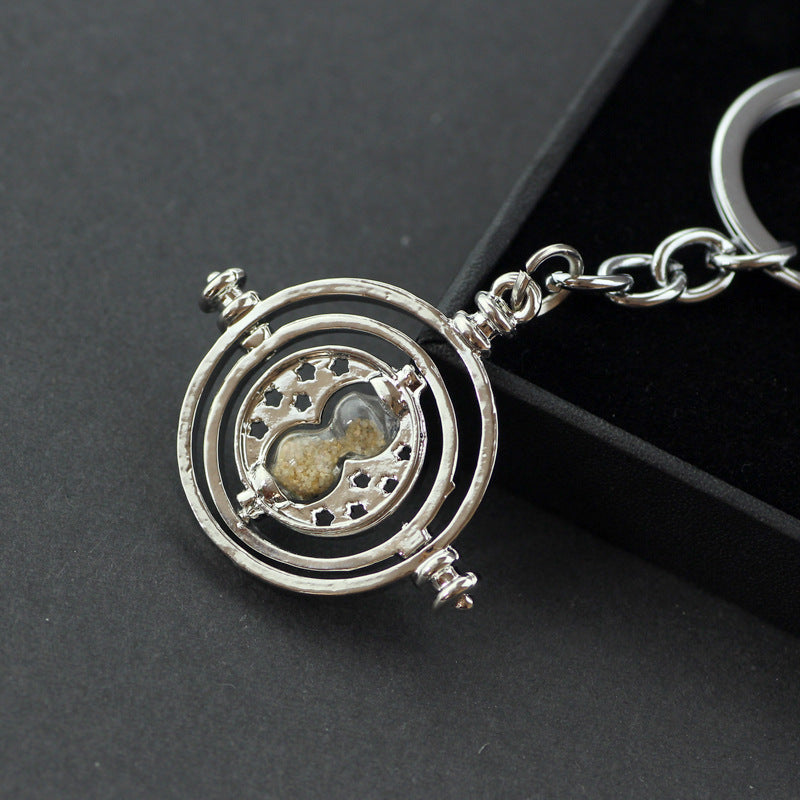 Wholesale scepter hourglass keychain game jewelry crown pendant