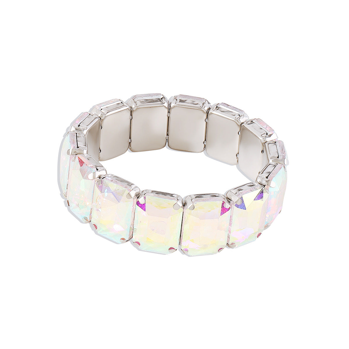 Wholesale Simple Rhinestone Fashionable Elastic Bracelet