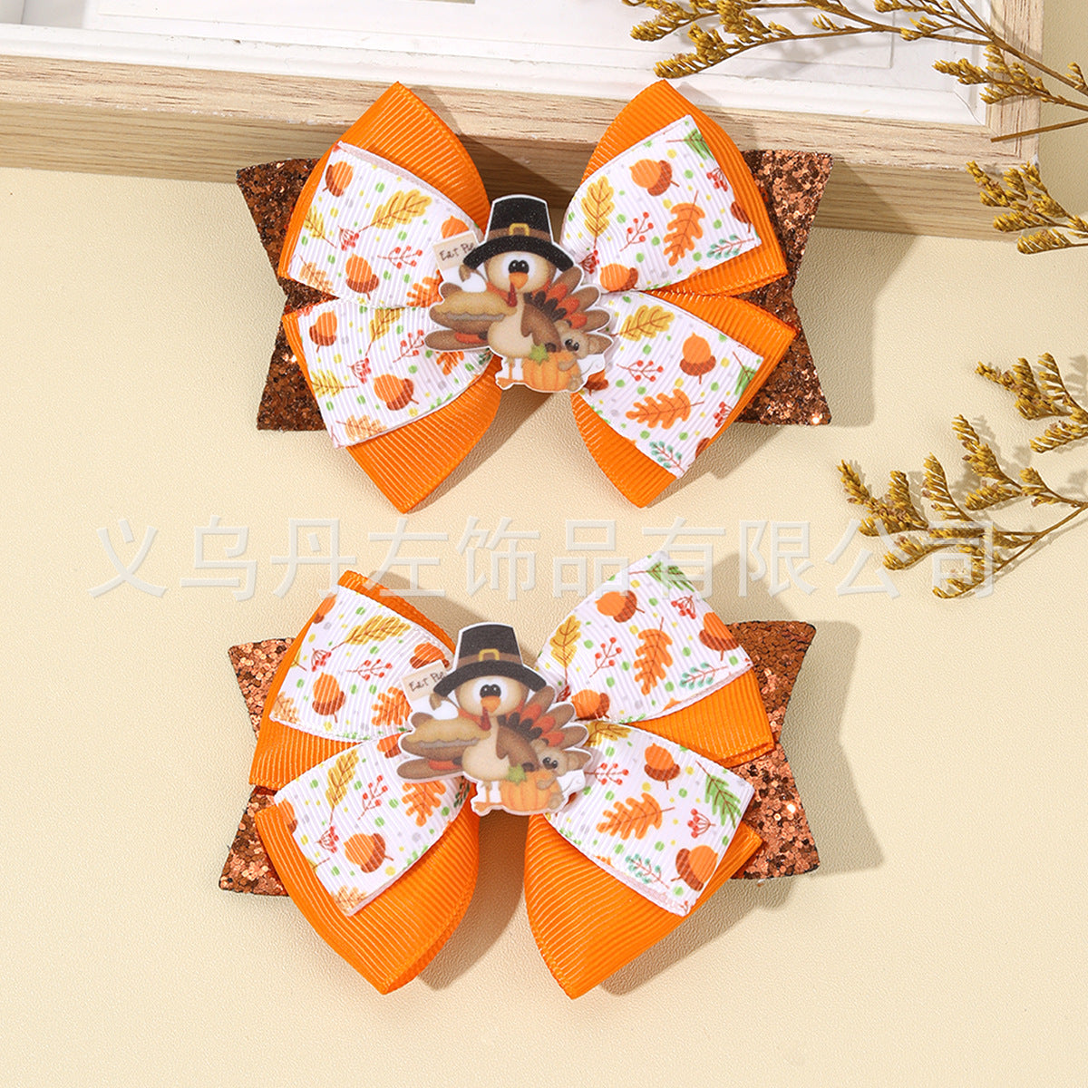 Wholesale 3pcs Thanksgiving turkey headdress