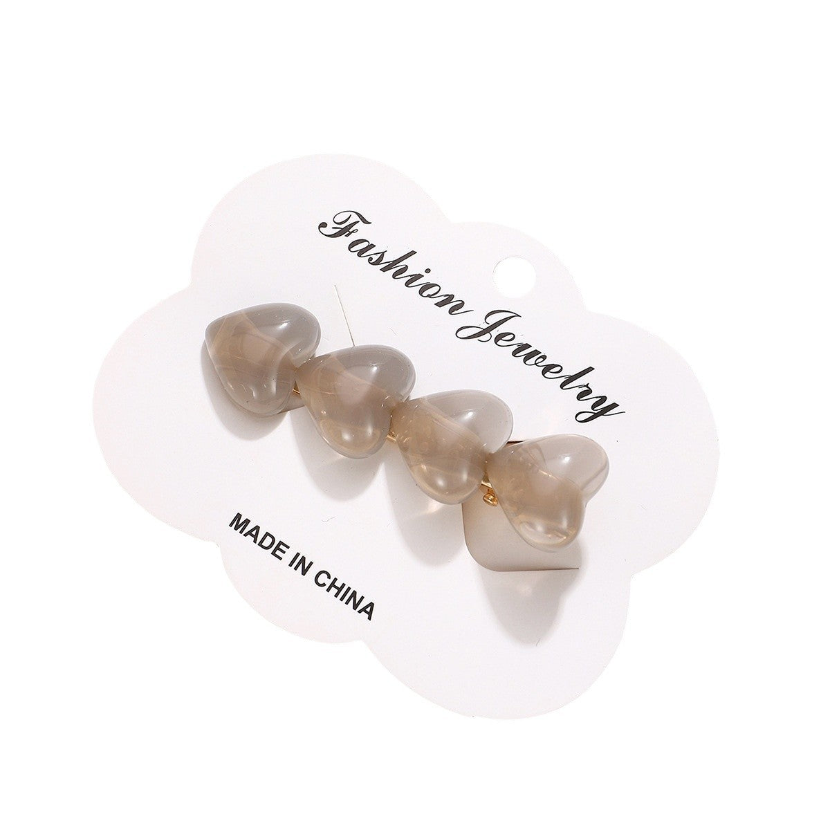 Wholesale New Sweet Love Hairpin Side  Bangs Advanced Sense Small Broken Hairpin Duckbill Clip Headwear