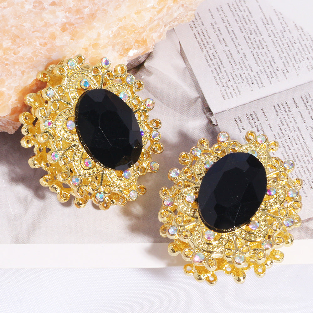 Wholesale 3pcs/pack Retro alloy heavy-duty beads straight hole DIY beading