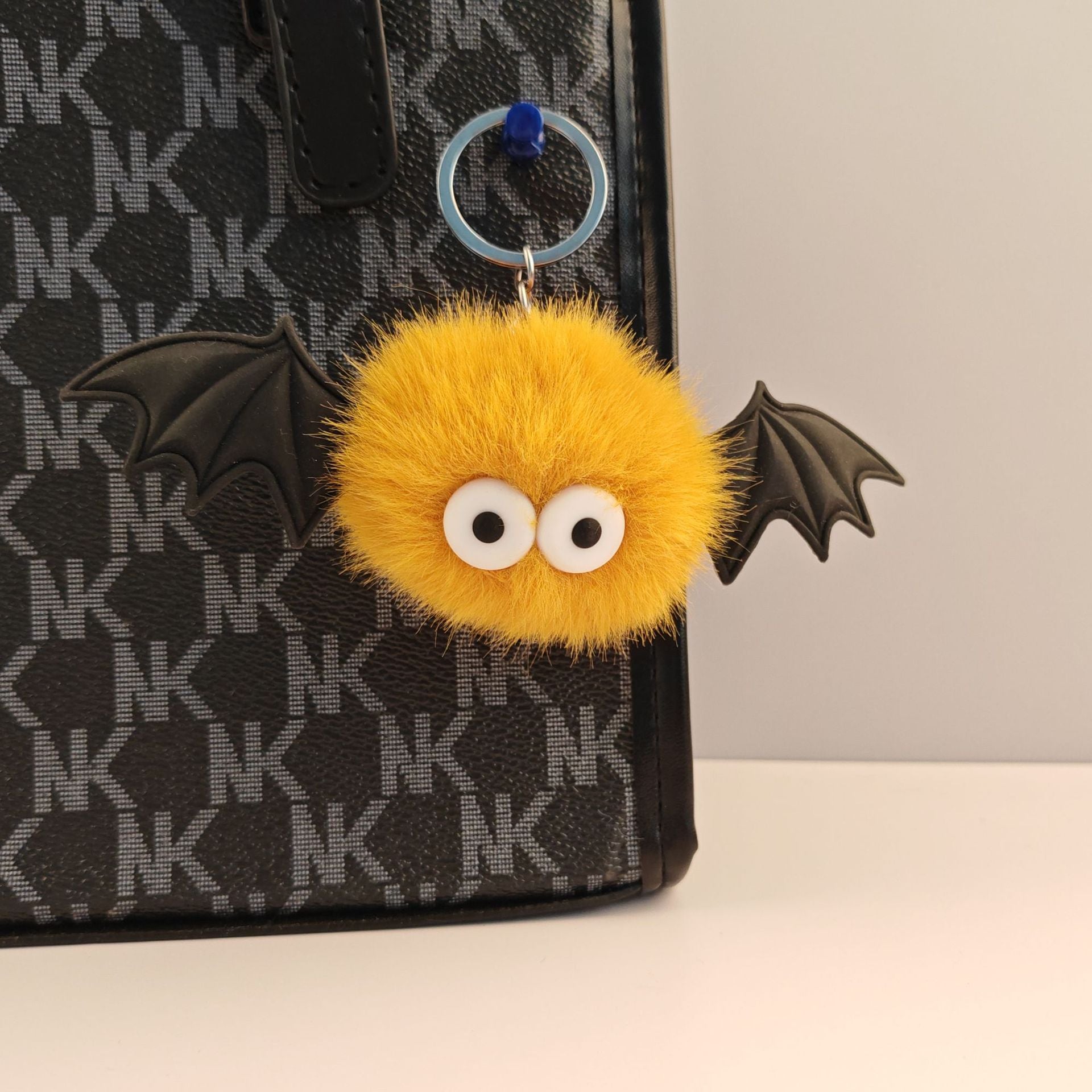 Wholesale 5pcs/pack Plush ball pendant funny keychain accessories