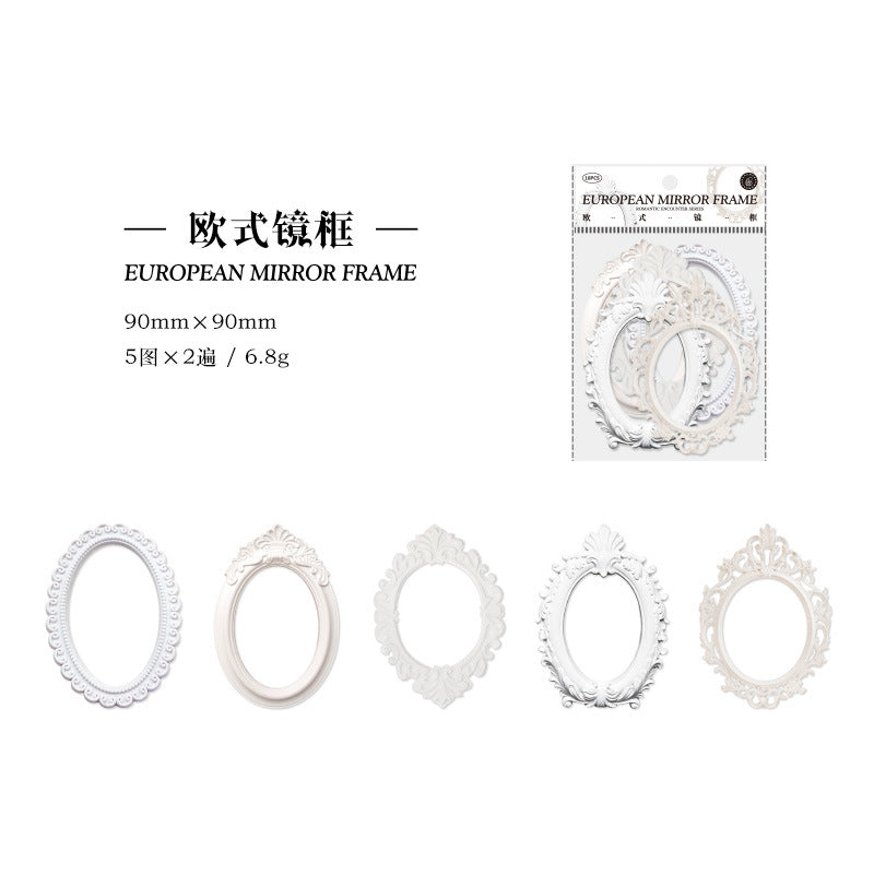 Wholesale Hollow Relief Retro Romantic Encounter Handbag DIY Decoration Collage Material