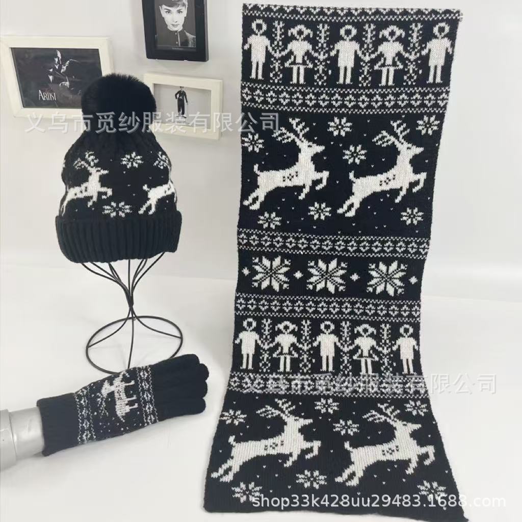 Wholesale Christmas Warm Winter Accessory Set