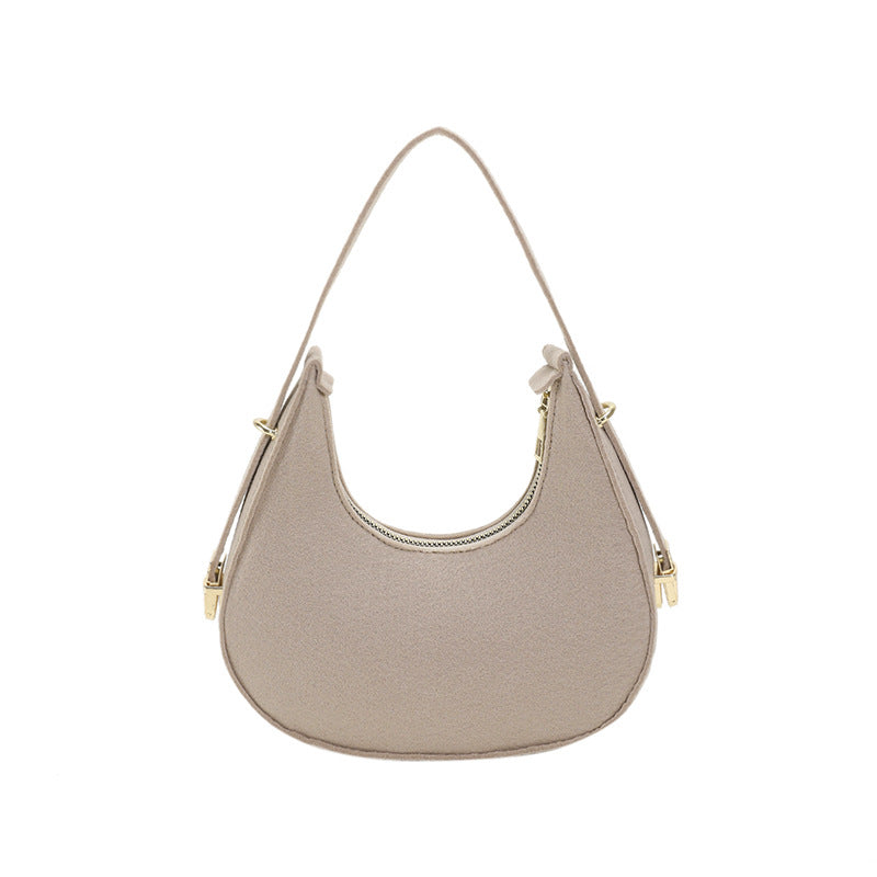 Wholesale Solid Color Plaid Underarm Shoulder Bag Handbag