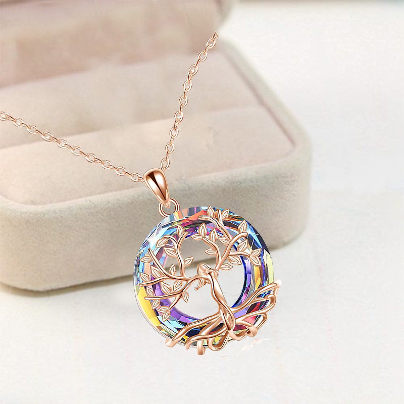 Wholesale Tree of Life Crystal Necklace