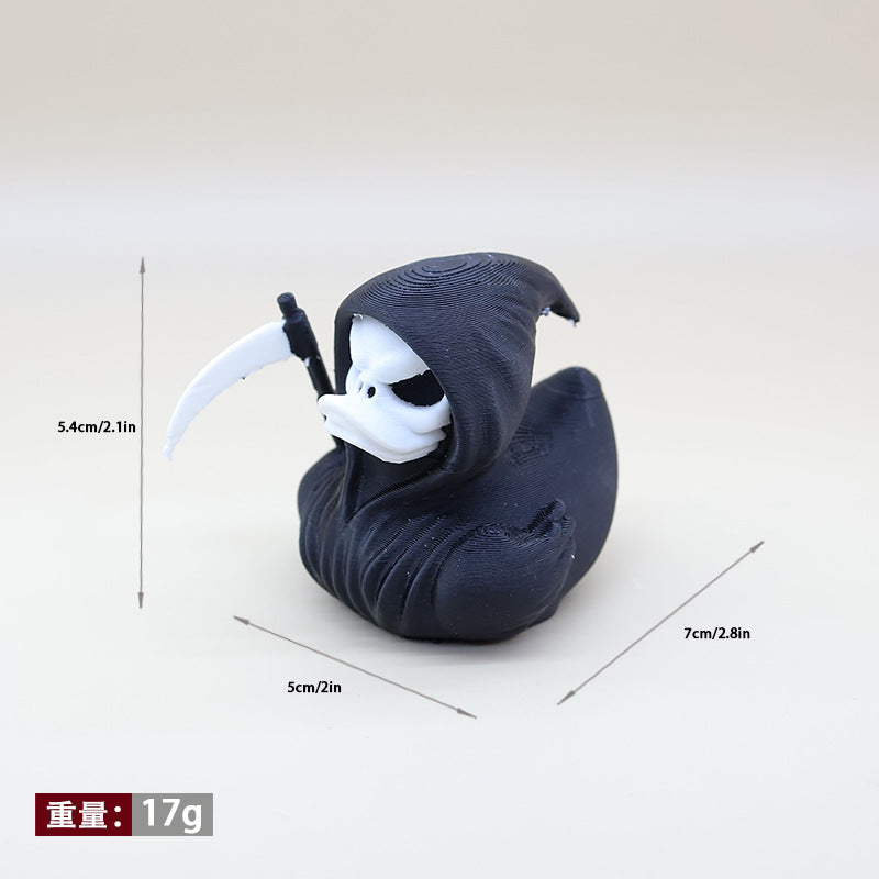 Wholesale  New 3d Printing Death Duck Grim Reaper Duck Halloween Gift
